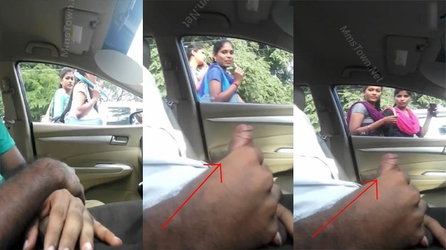 Daring Guy Flash Dick – Infront Of College Girls Inside Car Viral Porn S2