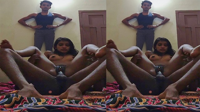 Desi Hardcore Threesome Fuck With Her Two Stepson