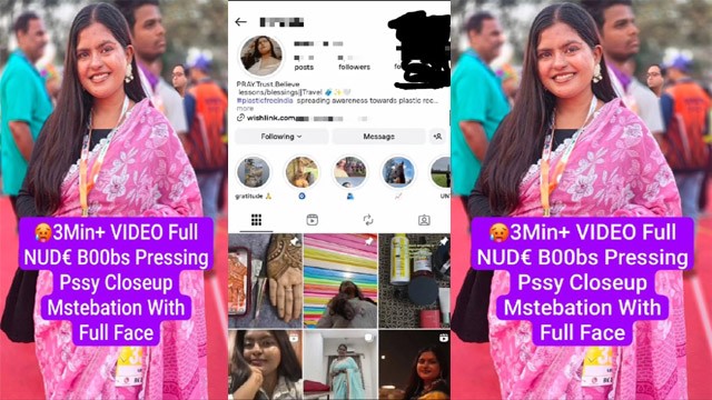 Desi Travel Influencer – Exclusive Pressing Boobs Show