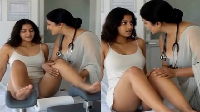 Hot Patient and Lady Doctor Lesbian Porn Video