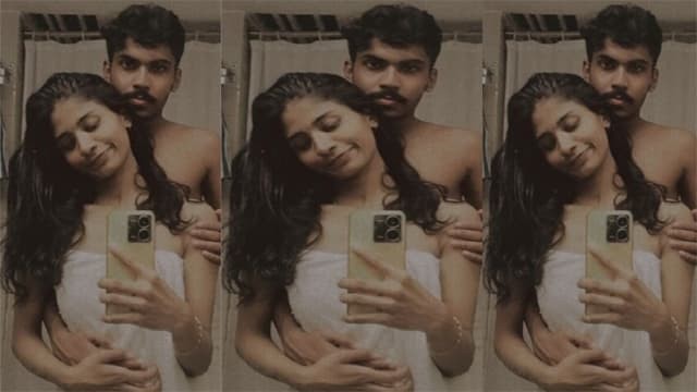 Mallu Young Couple Enjoying Video
