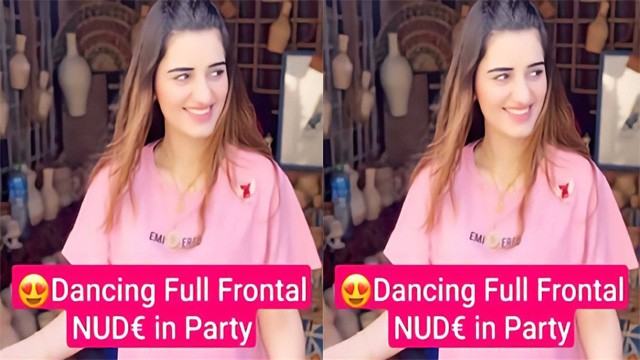 Pakistani Actress & Model Most Exclusive Viral – Dancing Full Frontal Nude with Full Face Hot Expressions