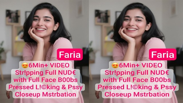 Petite Tiktoker Faria Most Exclusive Nude with Full Face Boobs Pressed