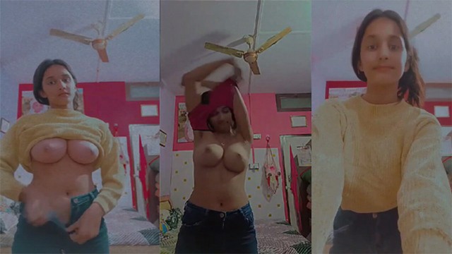 Sexy young Slim Babe Nude Show