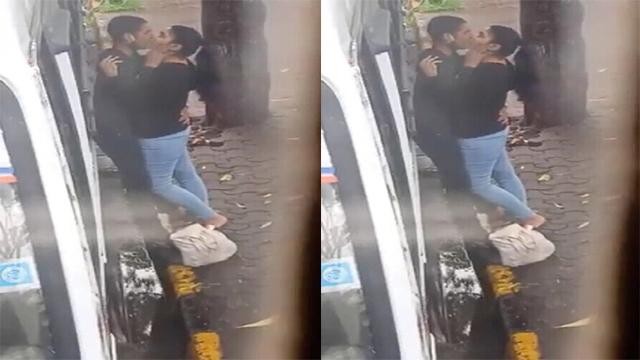 Tamil Lover Outdoor Kissing Captured Secretly Video